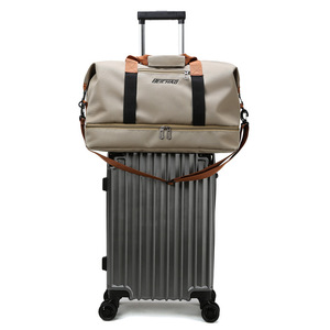 2026 Custom Logo Large Luggage PU <b>Duffel</b> <b>Bag</b> for Yoga Fitness Gym Travel Wholesale Separated Waterproof Portable Travel - Product Image 4