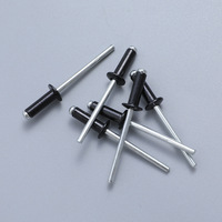 Rivet aveugle à extrémité ouverte Rivets aveugles à extrémité ouverte en aluminium/acier Rivet aveugle à grande tête en aluminium
