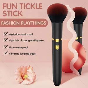 Vibrador <span class=keywords><strong>de</strong></span> Orgasmo con Diseño <span class=keywords><strong>de</strong></span> Brocha <span class=keywords><strong>de</strong></span> Maquillaje, Estimulación Multipunto para el Punto G, Pezones y Clítoris - Product Image 3
