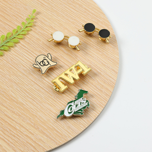 Custom Cambodia Brand Gold Pin Badge Shine <b>Silver</b> logo Name Plating <b>Scarf</b> Clothing Lapel Pin Badge Brooch Pin for Women - Product Image 6