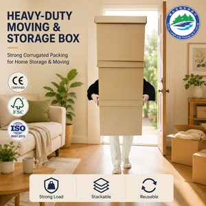 <span class=keywords><strong>Cajas</strong></span> <span class=keywords><strong>de</strong></span> Cartón Resistentes para Mudanza y Almacenamiento, <span class=keywords><strong>Cajas</strong></span> Rígidas Corrugadas, Laminación Mate, Personalizables, Reciclables, Fabricante - Product Image 1