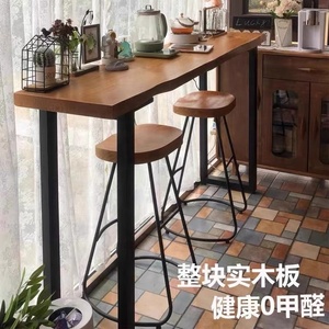 Conjunto de Mesa Redonda y Sillas de Madera Sólida, Estilo Moderno, para Cafetería, Cocina, Comedor, Hogar, Restaurante - Product Image 2