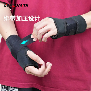 CRILOREMI Wrist Support Brace Sml Elastic Straps Pressure Design For Climbing Protection - Product Image 1
