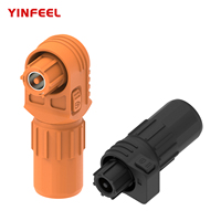 Connecteur de stockage d'énergie 250A/300A/350A DC traversant mur et panneau, borne de connexion rapide IP67 pour armoires de batteries à énergie nouvelle
