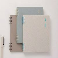 Cuaderno Espiral Doble al por Mayor, Tapa de PP Engrosada con Páginas Rayadas A4 para Trabajo de Oficina, Cuaderno de Ejercicios Personalizable de Hojas Sueltas para Compradores
