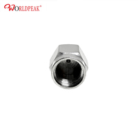 Tapa protectora metálica antipolvo para conector RF SNA, cubierta protectora para adaptador de conector de cable SMA hembra, proveedor de fábrica