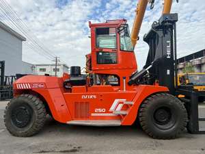 Chariot élévateur diesel d'occasion Heli TCM, chariot élévateur à fourche lourd de 25 tonnes, chariot élévateur à fourche pour conteneurs - Product Image 2