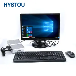 HYSTOU מפעל מכירה לוהטת משרד מחשב מיני Pc I3 שולחן העבודה Fanless קטן תיבת מיני תעשייתי מחשב