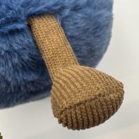 Jouet à mâcher doux pour animaux de compagnie, peluche en forme de gâteau aux myrtilles pour usage quotidien