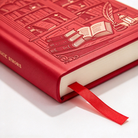 Carnet de lecture A5 à couverture rigide gaufrée, personnalisable avec impression des bords et couverture, idéal comme cadeau