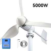 1kw 5kw éolienne 24V 48V 96V Charge MPPT contrôleur intelligent moulin à vent Yacht ferme petit générateur éolien usage domestique énergie gratuite