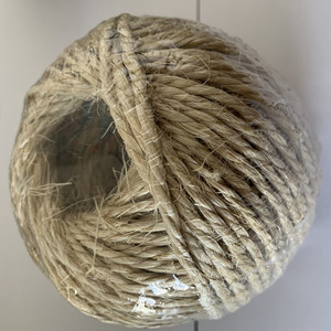 Cordel <span class=keywords><strong>de</strong></span> <span class=keywords><strong>Sisal</strong></span> 100% <span class=keywords><strong>de</strong></span> 3 mm, 3 Hilos, 190 Pies, Alta Resistencia, Duradero, Biodegradable, para Agricultura, Manualidades, Decoraciones y Cuerdas - Product Image 5