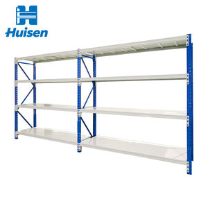 내구성 조정 가능한 볼트리스 클립 온 선반 금속 창고 스토리지 랙 유닛 라이트 듀티 사용자 정의 레이어 스틸 랙 - Product Image 3