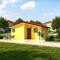 Maisons modulaires en panneaux sandwich durables et écologiques, imperméables, résistantes au feu, alimentées à l'énergie solaire, pour bureaux, entrepôts et villas