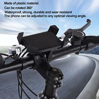 Support de téléphone portable réglable 2025 pour vélo, rotation à 360°, anti-vibration, universel, pour guidon de vélo, moto et trottinette