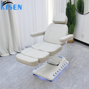 KISEN New Design Professional Multi-Angle Adjustable Head Spa Salon Bed Facial <b>Chair</b> <b>Pink</b> Beauty Treatment Bed - Product Image 5