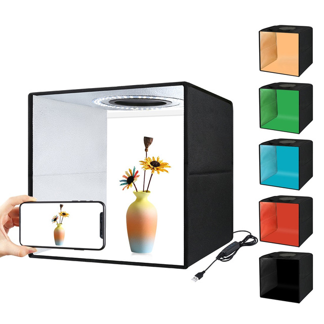 40cm Portable Photo Light Box Studio LED USB Lights Photography Shooting Tent Cube Table Made of Durable Nylon