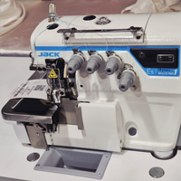 Machine à coudre surjeteuse industrielle Jack E5 4/5/6 fils, point surjete léger et lourd réglable, à vendre