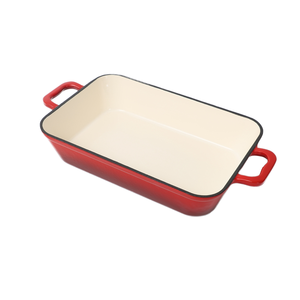 Rôtissoire émaillée personnalisée Plaque de cuisson rectangulaire en fonte à <span class=keywords><strong>induction</strong></span> - Product Image 1