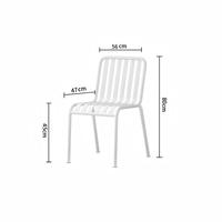 Ensemble table et chaises modernes minimalistes décontractés et imperméables pour patios, terrasses, salons de thé, cafés, en alliage d'aluminium, pour l'extérieur