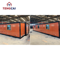 Maison préfabriquée mobile de 40 pieds, 4 chambres, maison conteneur pliable et extensible, villa préfabriquée de luxe