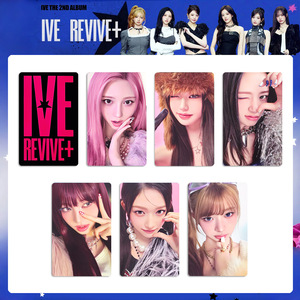 6 Tarjetas Fotográficas Brillantes del 2º Álbum de IVE, Kpop REVIVE+, Tarjetas Lomo de Gaeul, Wonyoung, Yujin, Liz, Rei, Leeseo, Postales para Coleccionar - Product Image 2