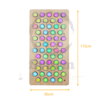 Flyfirm Sensory SPIN Light Board avec 54 boutons rotatifs-Spectre complet 256 couleurs pour l'entraînement visuel et perception des couleurs