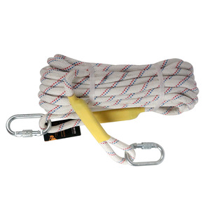 Zhongyu Rope <b>Net</b> Belt Safety Rope 16mm Polyester Steel <b>Wire</b> Core Rescue Rope For High Rise Fire Escape - Product Image 4