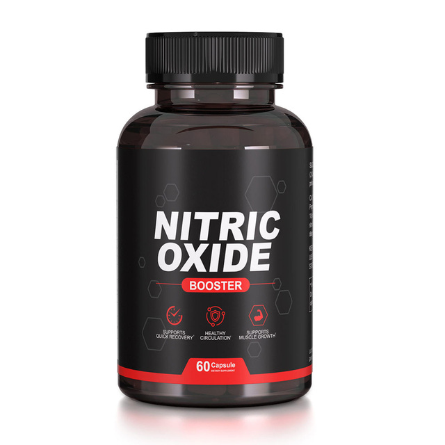 Adult Nitric Oxide Booster Capsules L-arginine L-citrulline Muscle Growth Circulation Energy Management 60-count 24-Month Shelf