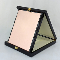 Plaque de certificat en bois noir vierge avec plaque dorée, argentée, bronze ou noire MH-FJ0123