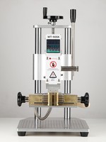 Machine à embosser manuelle avec moule à changement rapide pour logos, marques déposées, cuir PU et estampage à chaud