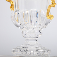 Nouvel Arrivage Trophée du Championnat de Cristal Couronne Design Sport Cup Médaille Métal Prix pour Plaque Souvenir Fabriqué Couronne Design