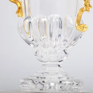 New Arrival Crystal Championship Trophy Crown Design Sport Cup Medal Metal Award For Souvenir Plaque Manufactured Crown Design