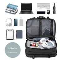 Mochila de Viaje para Hombre, Estilo Oxford, de Poliéster, Gran Capacidad, Expandible, Multifuncional, para Computadora