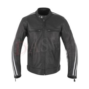 Veste de moto rétro Helidon en cuir pour hommes haute qualité décontractée nouveau design pour vêtements de course automobile grande taille disponible - Product Image 1