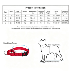 Cross-border Direct <b>Dog</b> Collar Teddy Large Medium Small <b>Dog</b> Foundation Fur Fight Reflective Nylon Pet Neck Retractable - Product Image 3