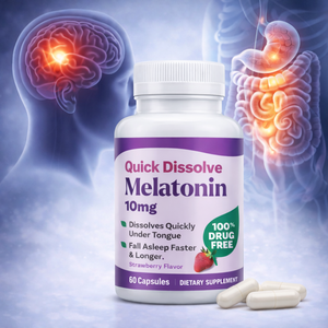 Cápsulas de Melatonina OEM de 10 mg de Disolución Rápida, Suplemento Sublingual para Dormir, <span class=keywords><strong>100</strong></span>% Libre de Drogas, 60 Unidades - Product Image 6