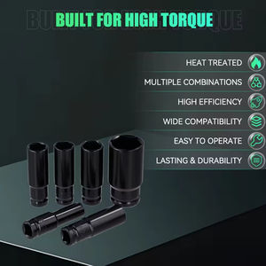 Podofo Juego de 20 Llaves de Impacto Profundas de 1/2 Pulgada y 8-32 mm, con Estuche Rígido de Aluminio para Reparación Automotriz - Product Image 6