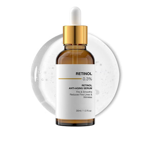 0.3% Retinol Anti Aging <b>Serum</b> Facial Firming Moisturizing Peptide Hyaluronic Acid <b>Face</b> Care Bottle - Product Image 1
