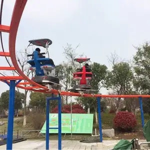 playground equipment air walk ride skyride roller coaster for sale