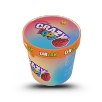 LIKLAK Mini Glace aux Fruits avec une Petite Bouche Délicate, Glace aux Fruits Sucrée et Rafraîchissante, Parfaite pour l'Été