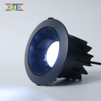 XJ Professional 40W RGBW 4IN1 DMX512 COB LED projecteurs de scène professionnels en aluminium lumières de Fresnel pour salles de banquet musées