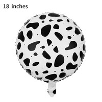 Production professionnelle de ballons en forme de vache noire et blanche pour les décorations de fête des enfants de Noël et du Nouvel An