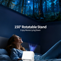 Proyector Inteligente J350 Android LCD 350ANSI con Enfoque Automático, Corrección Trapezoidal Automática, WiFi, Decodificación 4K, Cine en Casa Portátil Galaxy, OEM Disponible