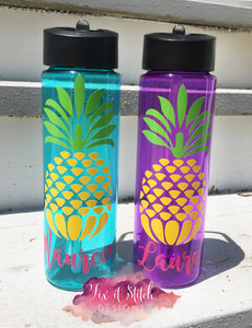 Botol minum anak bening plastik 480มล. botol Air cetak kustom bebas BPA untuk Sekolah anak - Product Image 6