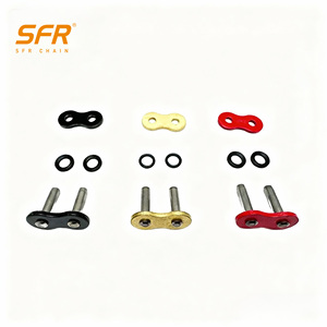 <span class=keywords><strong>SFR</strong></span> accessoires de courroie d'entraînement de moto 428H épais or cuivre plaqué acier au carbone pleine boucle Clip Rivet broche arbre manchon - Product Image 3