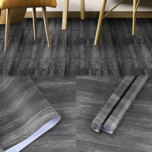 Autocollants de sol en bois 3D autocollants en PVC ORON DECO, imperméables, décoration intérieure, sol en vinyle plastique de luxe, 24 x 196,8 pouces - Product Image 2