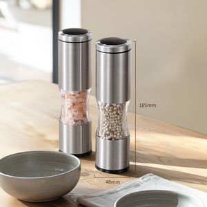 Pepper Grinder 150ml Large Capacity Manual Spice Grinder With Airtight Lid Kitchen Cooking Tool - Product Image 2
