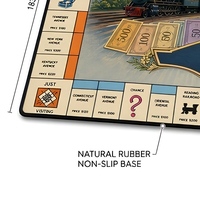 Tapis de jeu de table personnalisé 3 x 6 pieds, sublimation couleur intégrale, pour poker, en tissu polyester avec base en caoutchouc, idéal pour les soirées de jeu