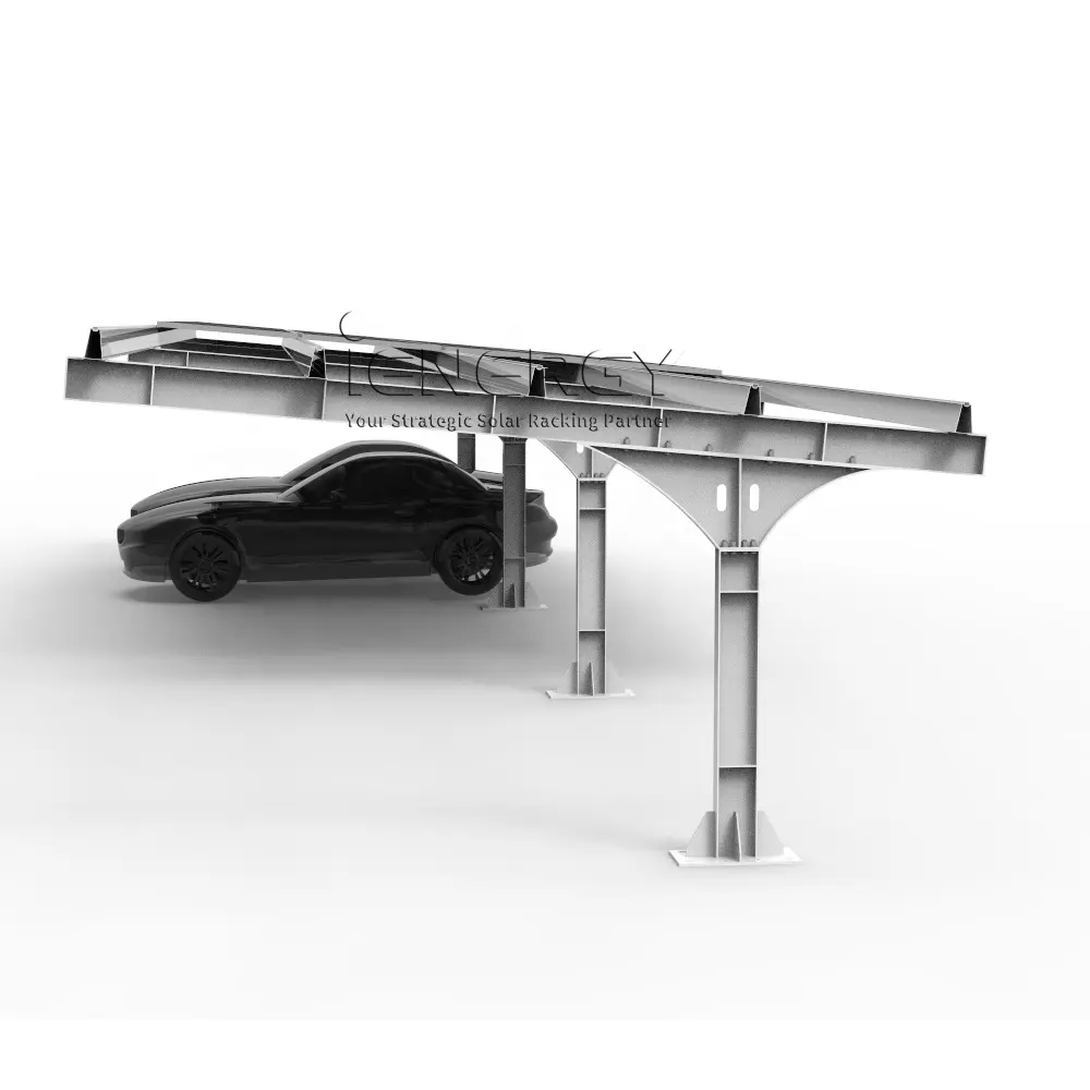 OEM günstigen Preis Solar panel Carport Struktur Q235 Stahl Solaranlage Carport Pergola Mount